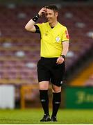2 July 2021; Referee Eoghan O'Shea during the SSE Airtricity League First Division match between Cork City and Treaty United at Turners Cross in Cork. Photo by Michael P Ryan/Sportsfile