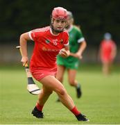 3 July 2021; Fiona Keating of Cork during the Munster Senior Camogie Final match between Cork and Limerick at Drom & Inch GAA in Tipperary.  Photo by Matt Browne/Sportsfile