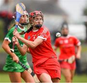 3 July 2021; Katrina Mackey of Cork during the Munster Senior Camogie Final match between Cork and Limerick at Drom & Inch GAA in Tipperary.  Photo by Matt Browne/Sportsfile