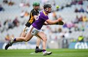 3 July 2021; Mikie Dwyer of Wexford in action against Tommy Walsh of Kilkenny during the Leinster GAA Hurling Senior Championship Semi-Final match between Kilkenny and Wexford at Croke Park in Dublin. Photo by Seb Daly/Sportsfile