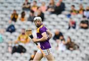 3 July 2021; David Dunne of Wexford after scoring his side's first goal during the Leinster GAA Hurling Senior Championship Semi-Final match between Kilkenny and Wexford at Croke Park in Dublin. Photo by Seb Daly/Sportsfile