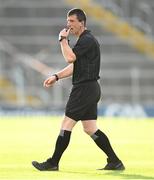 3 July 2021; Referee Paud O'Dwyer during the Munster GAA Hurling Senior Championship Semi-Final match between Cork and Limerick at Semple Stadium in Thurles, Tipperary. Photo by Stephen McCarthy/Sportsfile