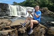 7 July 2021; At the Aasleagh Falls in Mayo for the LGFA TG4 Championship Launch is Lyndsey Davey of Dublin. The 2021 TG4 All-Ireland Ladies Football Championships get underway this Friday, July 9, with the meeting of Galway and Kerry (Live on TG4) and will conclude at Croke Park on Sunday, September 5, when the winners of the Junior, Intermediate & Senior Championships will be revealed. 13 Championship games will be broadcast exclusively live by TG4 throughout the season, with the remaining 50 games available to view on the LGFA and TG4’s dedicated online platform: page.inplayer.com/peilnamban #ProperFan. Photo by Brendan Moran/Sportsfile