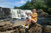 7 July 2021; At the Aasleagh Falls in Mayo for the LGFA TG4 Championship Launch is Gráinne McLoughlin of Antrim. The 2021 TG4 All-Ireland Ladies Football Championships get underway this Friday, July 9, with the meeting of Galway and Kerry (Live on TG4) and will conclude at Croke Park on Sunday, September 5, when the winners of the Junior, Intermediate & Senior Championships will be revealed. 13 Championship games will be broadcast exclusively live by TG4 throughout the season, with the remaining 50 games available to view on the LGFA and TG4’s dedicated online platform: page.inplayer.com/peilnamban #ProperFan. Photo by Brendan Moran/Sportsfile