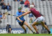 3 July 2021; James Madden of Dublin in action against Gearóid McInerney of Galway during the Leinster GAA Hurling Senior Championship Semi-Final match between Dublin and Galway at Croke Park in Dublin. Photo by Seb Daly/Sportsfile