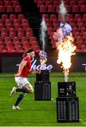 3 July 2021; Hamish Watson of the British and Irish Lions runs out prior to the 2021 British and Irish Lions tour match between Sigma Lions and The British and Irish Lions at Emirates Airline Park in Johannesburg, South Africa. Photo by Sydney Seshibedi/Sportsfile