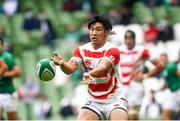 3 July 2021; Ryoto Nakamura of Japan during the International Rugby Friendly match between Ireland and Japan at Aviva Stadium in Dublin. Photo by David Fitzgerald/Sportsfile