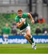 3 July 2021; Jordan Larmour of Ireland during the International Rugby Friendly match between Ireland and Japan at Aviva Stadium in Dublin. Photo by David Fitzgerald/Sportsfile