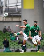 3 July 2021; Joey Carbery of Ireland kicks a restart during the International Rugby Friendly match between Ireland and Japan at Aviva Stadium in Dublin. Photo by David Fitzgerald/Sportsfile