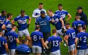 4 July 2021; Laois manager Mike Quirke speaking to his players during a waterbreak in the Leinster GAA Football Senior Championship Quarter-Final match between Laois and Westmeath at Bord Na Mona O'Connor Park in Tullamore, Offaly. Photo by Eóin Noonan/Sportsfile