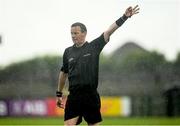 4 July 2021; Referee Joe McQuillan during the Connacht GAA Football Senior Championship Semi-Final match between Roscommon and Galway at Dr Hyde Park in Roscommon. Photo by Harry Murphy/Sportsfile