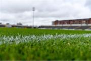 4 July 2021; A general view of the pitch before the Leinster GAA Football Senior Championship Quarter-Final match between Kildare and Offaly at MW Hire O'Moore Park in Portlaoise, Laois. Photo by Piaras Ó Mídheach/Sportsfile