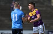 4 July 2021; Eoin Porter of Wexford and Con O'Callaghan of Dublin after the Leinster GAA Football Senior Championship Quarter-Final match between Wexford and Dublin at Chadwicks Wexford Park in Wexford. Photo by Brendan Moran/Sportsfile