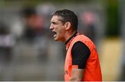 4 July 2021; Armagh manager Kieran McGeeney during the Ulster GAA Football Senior Championship Quarter-Final match between Armagh and Antrim at the Athletic Grounds in Armagh. Photo by David Fitzgerald/Sportsfile