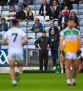 4 July 2021; Kildare manager Jack O'Connor looks on as Ryan Houlihan of Kildare, 7, leaves the field after he was shown a red card by referee Martin McNally during the Leinster GAA Football Senior Championship Quarter-Final match between Kildare and Offaly at MW Hire O'Moore Park in Portlaoise, Laois. Photo by Piaras Ó Mídheach/Sportsfile
