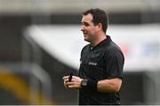 4 July 2021; Referee Martin McNally during the Leinster GAA Football Senior Championship Quarter-Final match between Kildare and Offaly at MW Hire O'Moore Park in Portlaoise, Laois. Photo by Piaras Ó Mídheach/Sportsfile
