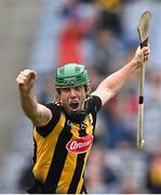 3 July 2021; Eoin Cody of Kilkenny celebrates scoring his side's first goal during the Leinster GAA Hurling Senior Championship Semi-Final match between Kilkenny and Wexford at Croke Park in Dublin. Photo by Piaras Ó Mídheach/Sportsfile