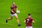 4 July 2021; Kevin Maguire of Westmeath during the Leinster GAA Football Senior Championship Quarter-Final match between Laois and Westmeath at Bord Na Mona O'Connor Park in Tullamore, Offaly. Photo by Eóin Noonan/Sportsfile