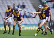 3 July 2021; Shane Reck of Wexford in action against TJ Reid of Kilkenny during the Leinster GAA Hurling Senior Championship Semi-Final match between Kilkenny and Wexford at Croke Park in Dublin. Photo by Piaras Ó Mídheach/Sportsfile