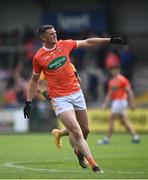 4 July 2021; Connaire Mackin of Armagh during the Ulster GAA Football Senior Championship Quarter-Final match between Armagh and Antrim at the Athletic Grounds in Armagh. Photo by David Fitzgerald/Sportsfile