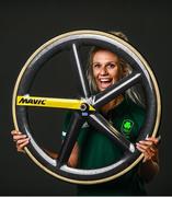 8 July 2021; Team Ireland track cyclist Shannon McCurley on the day they received their Olympic kit for Tokyo 2020. They will be competing in the Izu Velodrome from the 5 – 8 August. Photo by David Fitzgerald/Sportsfile