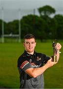 6 July 2021; Tony Kelly of Clare with his PwC GAA / GPA Player of the Month award in Hurling for June 2021 in Ballyea GAA in Clare. Photo by Eóin Noonan/Sportsfile