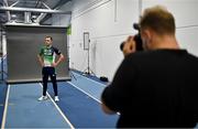 8 July 2021; Team Ireland track cyclist Mark Downey on the day they received their Olympic kit for Tokyo 2020. They will be competing in the Izu Velodrome from the 5 – 8 August. Photo by Brendan Moran/Sportsfile