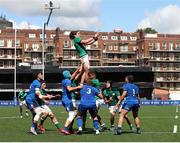 7 July 2021; Alex Soroka of Ireland wins possession in the line out during the U20 Six Nations Rugby Championship match between Italy and Ireland at Cardiff Arms Park in Cardiff, Wales. Photo by Chris Fairweather/Sportsfile