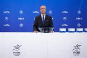 7 July 2021; UEFA Head of Youth and Futsal Competitions Claudio Negroni during the UEFA Futsal Champions League 2021/22 Preliminary Round draw at the UEFA headquarters, The House of European Football in Nyon, Switzerland. Photo by Valentin Flauraud / UEFA via Sportsfile