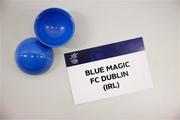 7 July 2021: A view of the card of Blue Magic FC Dublin ahead of the UEFA Futsal Champions League 2021/22 Preliminary Round draw at the UEFA headquarters, The House of European Football in Nyon, Switzerland. Photo by Valentin Flauraud / UEFA via Sportsfile