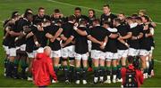 7 July 2021; The British and Irish Lions team huddle before the 2021 British and Irish Lions tour match between Cell C Sharks and The British and Irish Lions at Emirates Airline Park in Johannesburg, South Africa. Photo by Sydney Seshibedi/Sportsfile