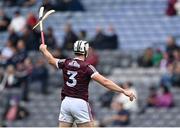 3 July 2021; Daithí Burke of Galway looks for a new hurl during the Leinster GAA Hurling Senior Championship Semi-Final match between Dublin and Galway at Croke Park in Dublin. Photo by Piaras Ó Mídheach/Sportsfile