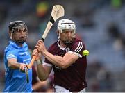 3 July 2021; Joe Canning of Galway in action against Danny Sutcliffe of Dublin during the Leinster GAA Hurling Senior Championship Semi-Final match between Dublin and Galway at Croke Park in Dublin. Photo by Piaras Ó Mídheach/Sportsfile