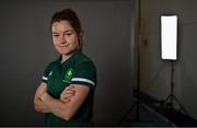 29 June 2021; Sarah Torrans during a Tokyo 2020 Team Ireland Announcement for Hockey in the Sport Ireland Institute at the Sport Ireland Campus in Dublin. Photo by Brendan Moran/Sportsfile