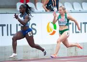 8 July 2021; Molly Scott of Ireland competes in round one of the Women's 100 metres during day one of the European Athletics U23 Championships at the Kadriorg Stadium in Tallinn, Estonia. Photo by Marko Mumm/Sportsfile