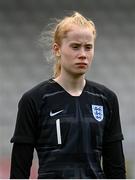 6 July 2021; Saffron O'Brien of England before the Women's U16 International Friendly match between Republic of Ireland and England at RSC in Waterford. Photo by Harry Murphy/Sportsfile
