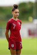 6 July 2021; Ashanti Ajpan of England before the Women's U16 International Friendly match between Republic of Ireland and England at RSC in Waterford. Photo by Harry Murphy/Sportsfile