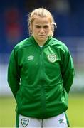6 July 2021; Orlaith O'Mahony of Republic of Ireland before the Women's U16 International Friendly match between Republic of Ireland and England at RSC in Waterford. Photo by Harry Murphy/Sportsfile