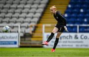 6 July 2021; Saffron O'Brien of England during the Women's U16 International Friendly match between Republic of Ireland and England at RSC in Waterford. Photo by Harry Murphy/Sportsfile