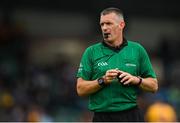 4 July 2021; Referee James Owens during the Munster GAA Hurling Senior Championship Semi-Final match between Tipperary and Clare at LIT Gaelic Grounds in Limerick. Photo by Stephen McCarthy/Sportsfile