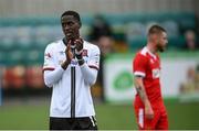 8 July 2021; Wilfred Zahibo of Dundalk following the UEFA Europa Conference League first qualifying round first leg match between Dundalk and Newtown at Oriel Park in Dundalk, Louth. Photo by Stephen McCarthy/Sportsfile