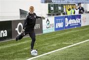 8 July 2021; Bohemians goalkeeper Enda Minogue in the warm up ahead of the UEFA Europa Conference League first qualifying round first leg match between Stjarnan and Bohemians at Stjörnuvöllur in Reykjavík, Iceland. Photo by Eythor Arnason/Sportsfile
