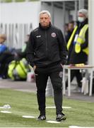 8 July 2021; Bohemians manager Keith Long during the UEFA Europa Conference League first qualifying round first leg match between Stjarnan and Bohemians at Stjörnuvöllur in Reykjavík, Iceland. Photo by Eythor Arnason/Sportsfile