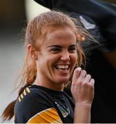 20 June 2021; Collette Dormer of Kilkenny celebrates after her side's victory in the Littlewoods Ireland Camogie League Division 1 Final match between Galway and Kilkenny at Croke Park in Dublin. Photo by Piaras Ó Mídheach/Sportsfile
