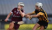 20 June 2021; Ailish O'Reilly of Galway in action against Davina Tobin of Kilkenny during the Littlewoods Ireland Camogie League Division 1 Final match between Galway and Kilkenny at Croke Park in Dublin. Photo by Piaras Ó Mídheach/Sportsfile