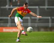 27 June 2021; Darragh Foley of Carlow during the Leinster GAA Football Senior Championship Round 1 match between Carlow and Longford at Bord Na Mona O’Connor Park in Tullamore, Offaly. Photo by Eóin Noonan/Sportsfile