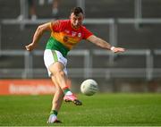 27 June 2021; Darragh Foley of Carlow during the Leinster GAA Football Senior Championship Round 1 match between Carlow and Longford at Bord Na Mona O’Connor Park in Tullamore, Offaly. Photo by Eóin Noonan/Sportsfile