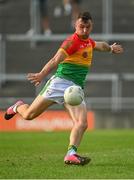 27 June 2021; Darragh Foley of Carlow during the Leinster GAA Football Senior Championship Round 1 match between Carlow and Longford at Bord Na Mona O’Connor Park in Tullamore, Offaly. Photo by Eóin Noonan/Sportsfile