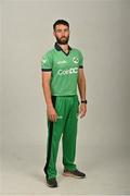 9 July 2021; Andrew Balbirnie during a Cricket Ireland portrait session at Malahide Cricket Club in Dublin.  Photo by Seb Daly/Sportsfile