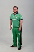 9 July 2021; Paul Stirling during a Cricket Ireland portrait session at Malahide Cricket Club in Dublin. Photo by Seb Daly/Sportsfile